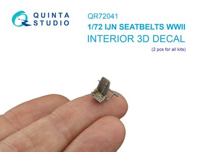 QR72041 - WWII Imperial Japanese Navy seat belts (for 2 seats) (All kits) - 1:72