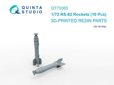 QT72065 - RS-82 Rockets (10 Pcs) (all kits) - 1:72