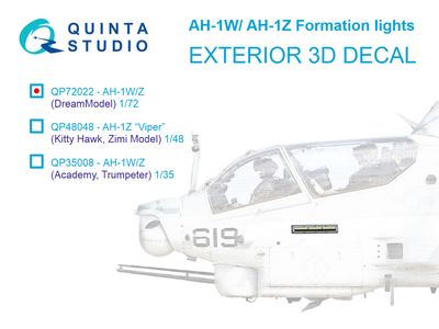 QP72022 - AH-1W/Z Formation (slime) lights (Dream Model) - 1:72