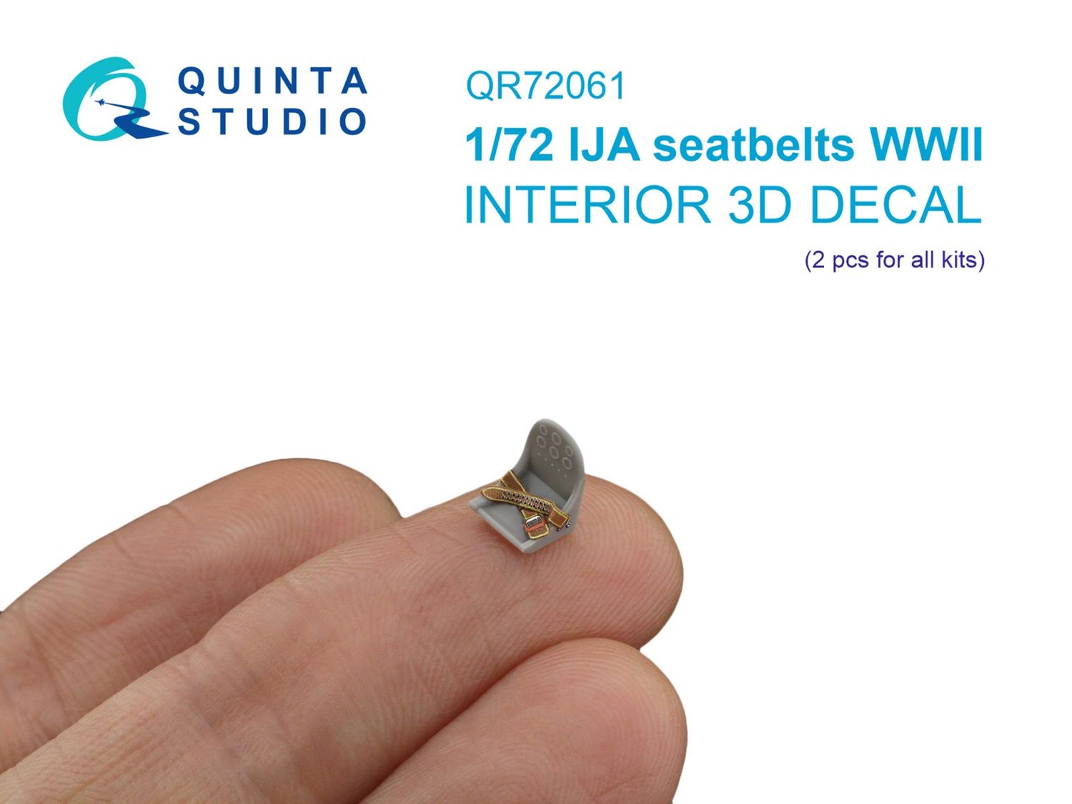 QR72061 - WWII Imperial Japanese Army seat belts (for 2 seats) (All kits) - 1:72