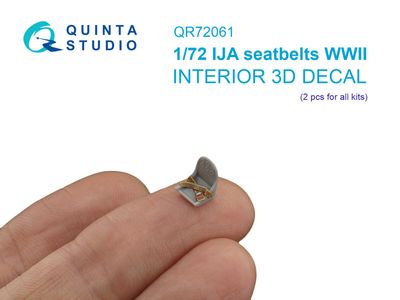 QR72061 - WWII Imperial Japanese Army seat belts (for 2 seats) (All kits) - 1:72