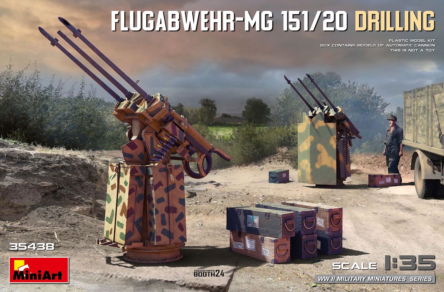 35438 - Flugabwehr-MG 151/20 Drilling - 1:35