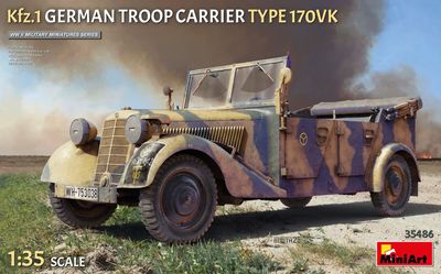 35486 - Kfz.1 German Troop Carrier Type 170VK - 1:35