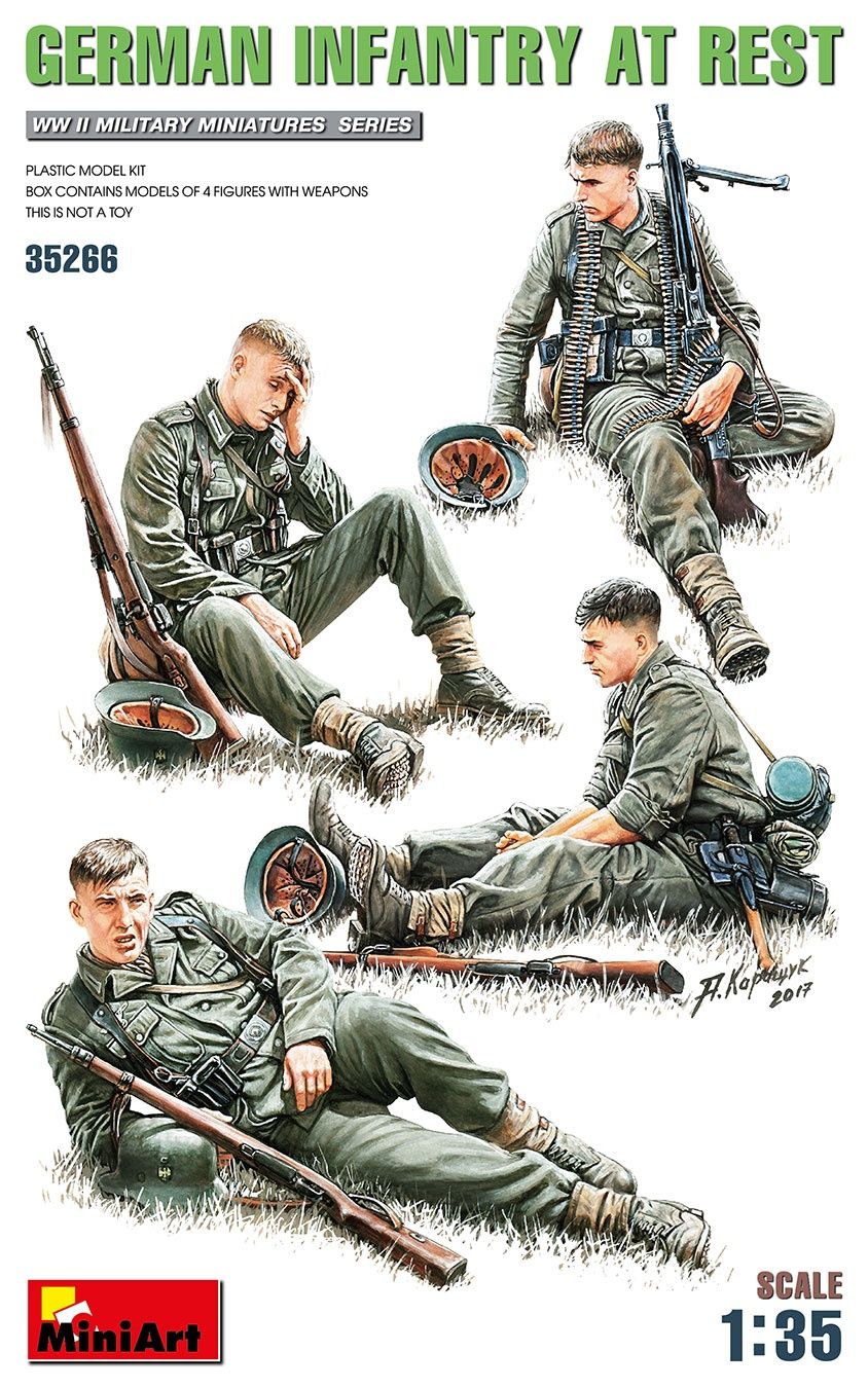 35266 - German Infantry At Rest - 1:35