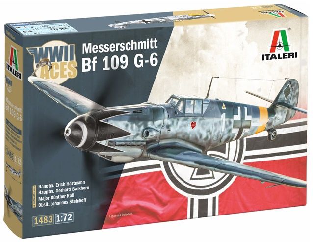 1483 - Messerschmitt Bf 109 G-6 - WWII Aces - 1:72