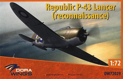 DW72029 - Republic P-43 Lancer, recon - 1:72