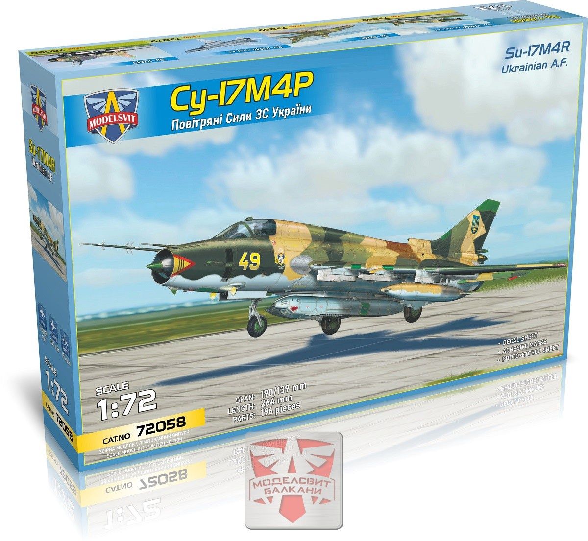 72058 - Su-17M4R Ukrainian A.F. - Limited Edition - 1:72