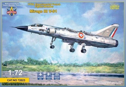 72023 - Mirage III V-01 - VTOL Experimental French Fighter-Bomber - 1:72