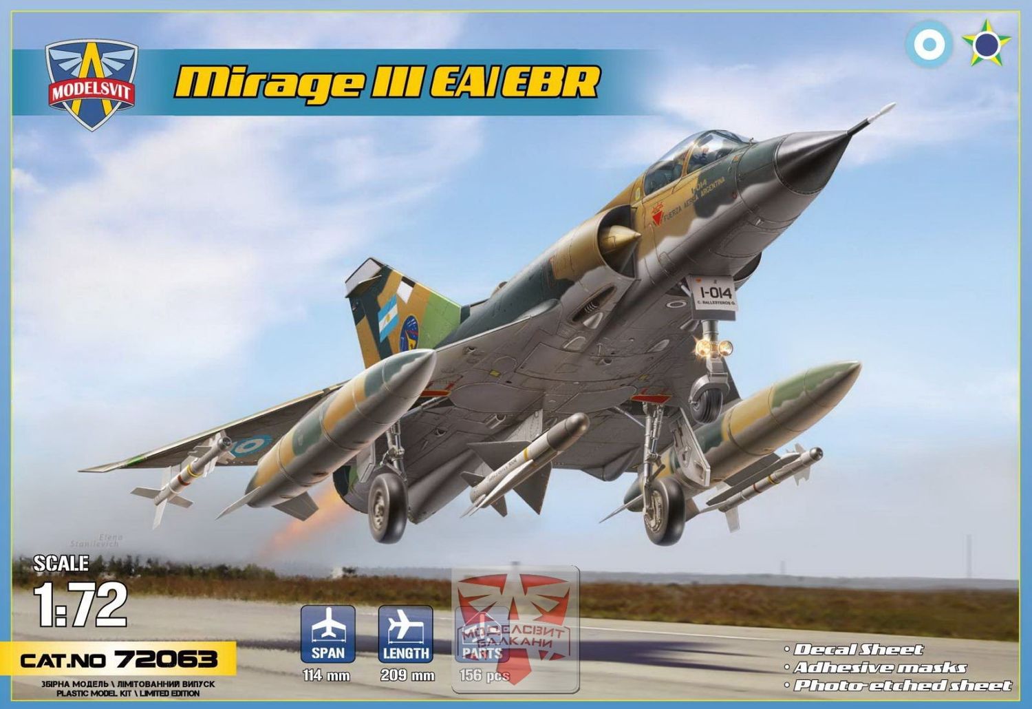 72063 - Mirage III EA/EBR - Limited Edition - 1:72