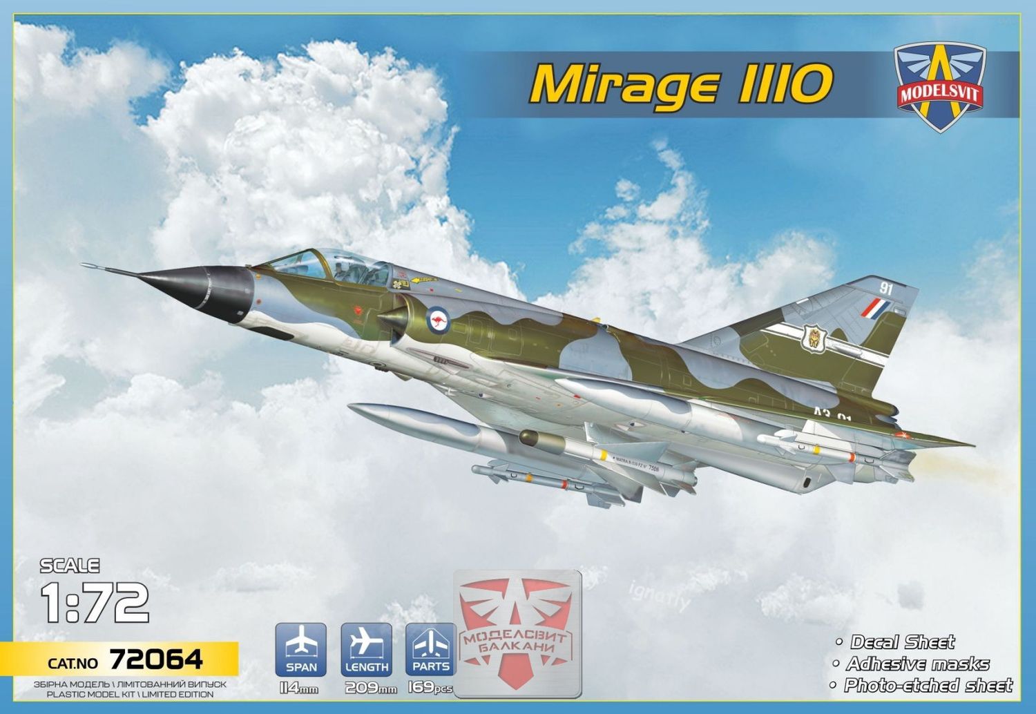 72064 - Mirage IIIO - Limited Edition - 1:72