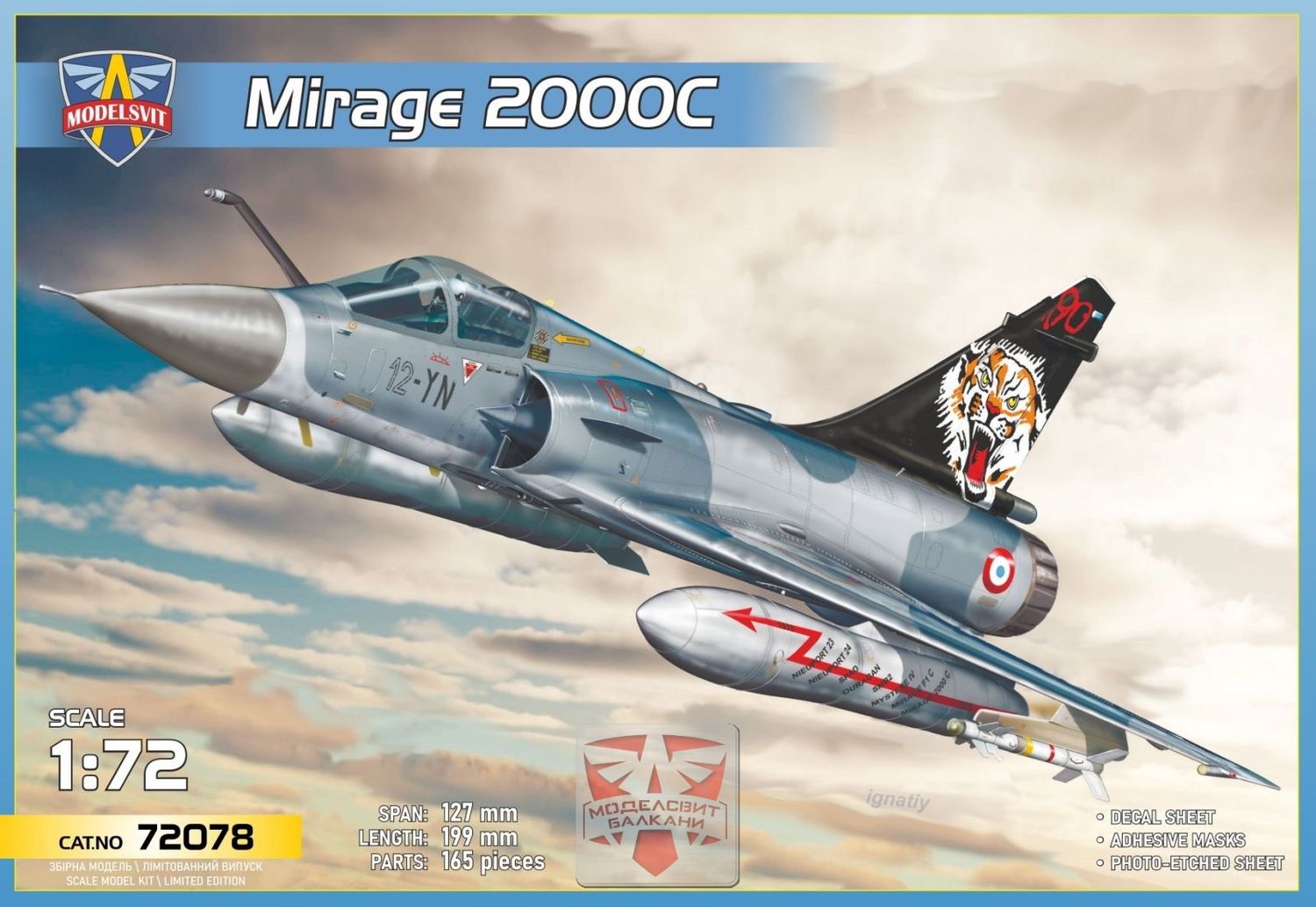 72078 - Mirage 2000C - Limited Edition - 1:72