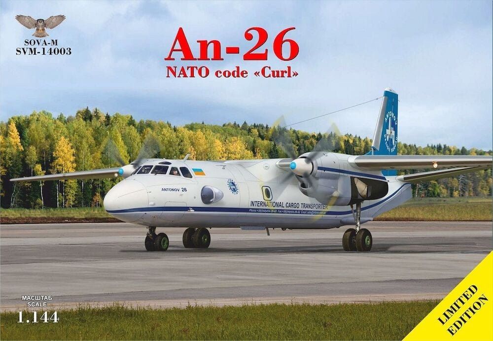 14003 - An-26 - NATO code "Curl" - 1:144