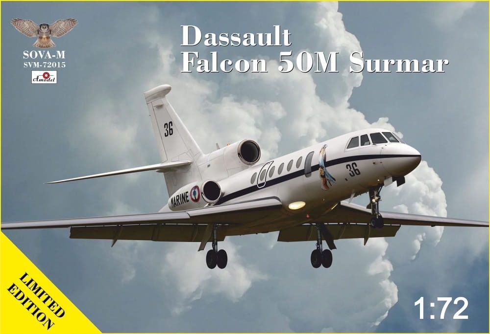 72015 - Dassault Falcon 50M Surmar - French Marine National - 1:72