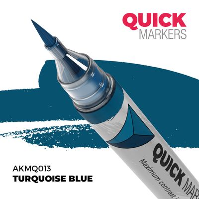 AKMQ013 - Turquoise Blue - Quick Marker