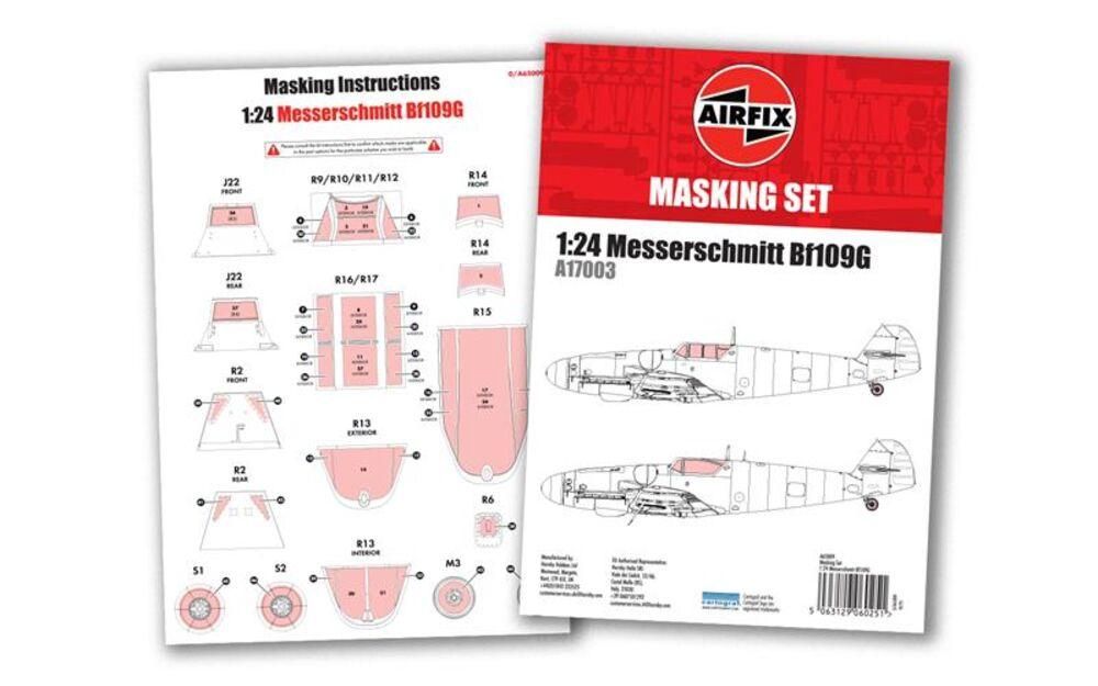 A65009 - Masking Set - Messerschmitt Bf109G-5/G6 - 1:24
