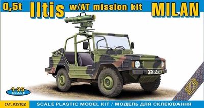 35102 - 0.5t Iltis w/AT Mission Kit MILAN - 1:35