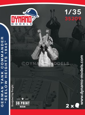 35209 - German Tank Commander ‘’Seelowe Heights 1945‘’ - 1:35