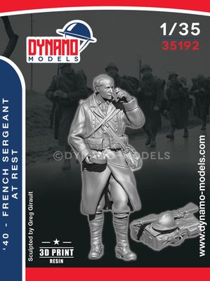 35192 - '40 - French Sergeant at Rest - 1:35