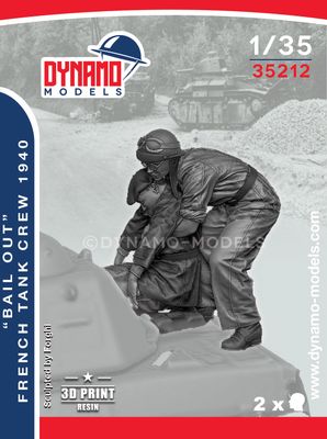 35212 - ‘’Bail Out‘’ French Tank Crew 1940 Set - 1:35
