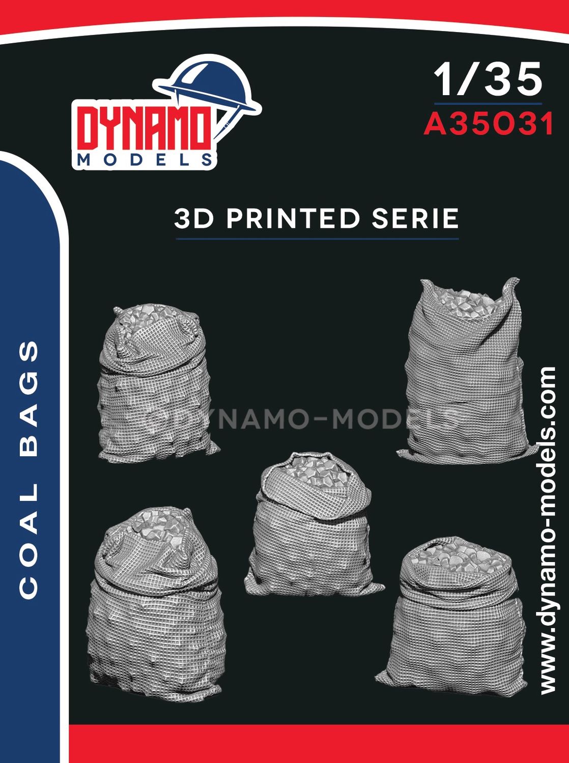 A35031 - Coal Bags (5pcs) - 1:35