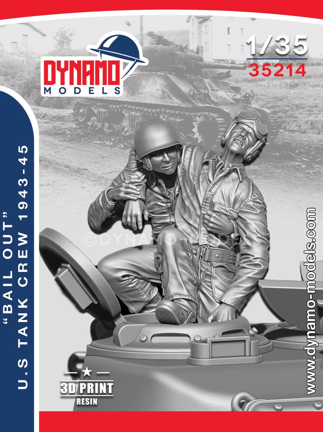 35214 - ‘’Bail Out‘’ U.S Tank Crew 1943-45 Set - 1:35