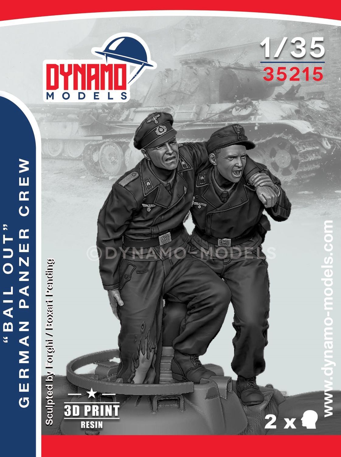 35215 - ‘’Bail Out‘’ German Tank Crew Set - 1:35
