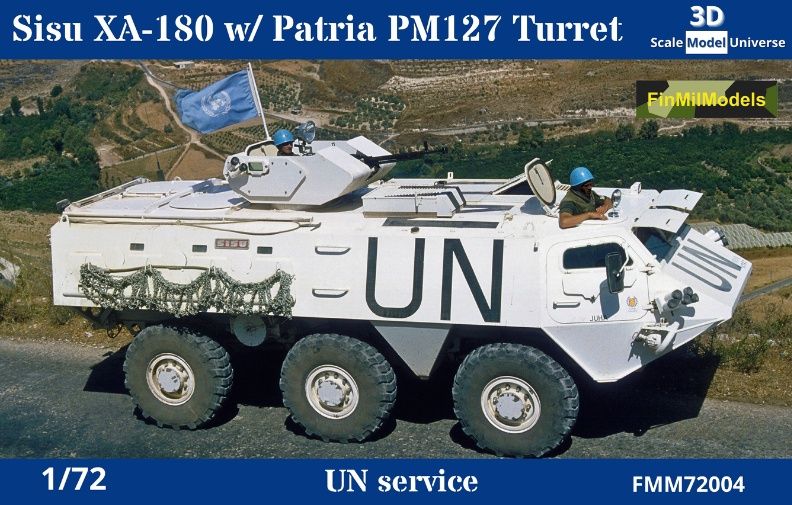 FMM72004 - Sisu XA-180 w/Patria PM127 Turret - UN Service - 1:72