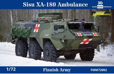 FMM72002 - Finnish Army Sisu XA-180 (early) Ambulance - 1:72