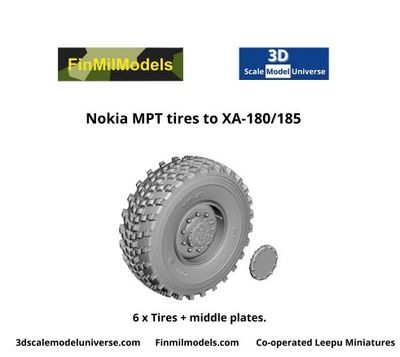 FMM35P001 - Nokia MPT Tires to XA-180/185 - 1:35