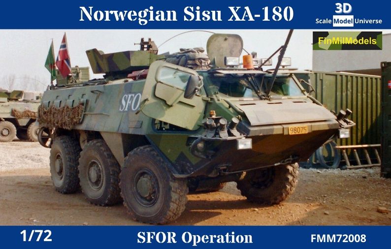 FMM72008 - Norwegian Sisu XA-180 - SFOR Operation - 1:72