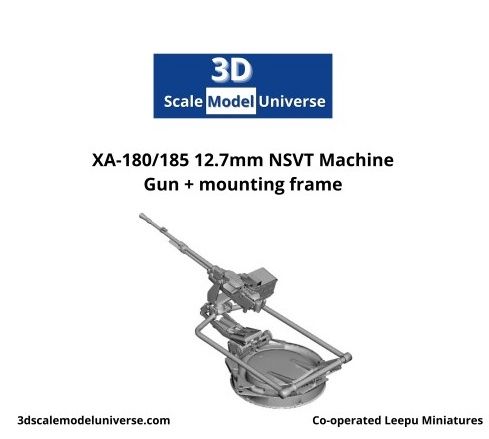 FMM35P002 - XA-180/185 12.7 mm NSVT Machine Gun + Mounting Frame - 1:35