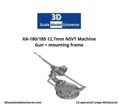 FMM35P002 - XA-180/185 12.7 mm NSVT Machine Gun + Mounting Frame - 1:35