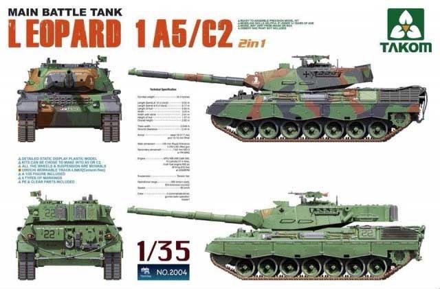 2004 - Main Battle Tank Leopard 1 A5/C2 - 1:35