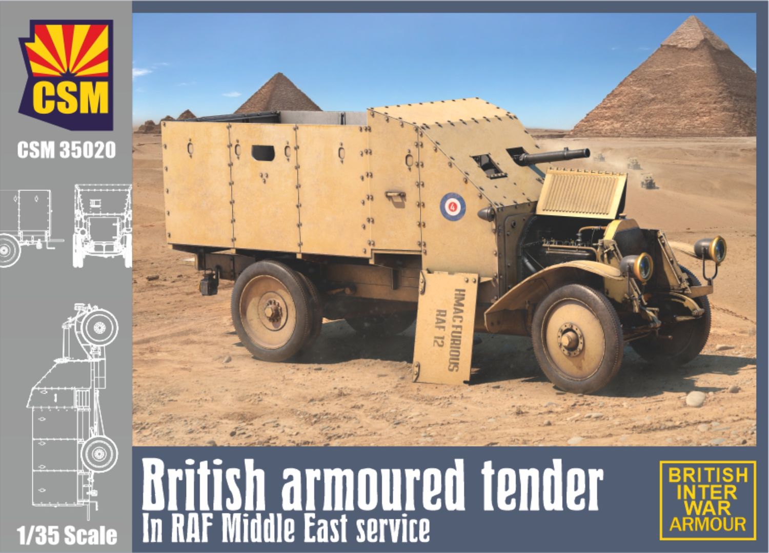CSM35020 - British Armoured Tender in RAF Middle East service - 1:35