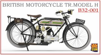 B32-001 - British Motorcycle Triumph Model H - 1:32