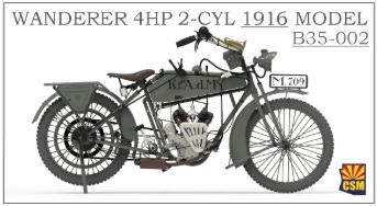 B35-002 - Wanderer 4hp 2-cyl 1916 Army Model - 1:35