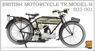 B35-001 - British Motorcycle Triumph Model H - 1:35