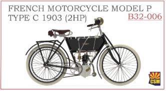 B32-006 - French Motorcycle Model P Type C 1903 (2hp) - 1:32