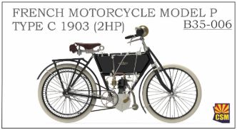 B35-006 - French Motorcycle Model P – Type C 1903 - 1:35