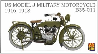 B35-011 - US Model J Military Motorcycle 1916–1918 - 1:35