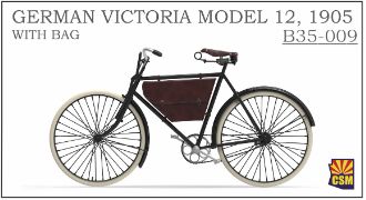 B35-009 - German Victoria Model 12, 1905 with Bag - 1:35