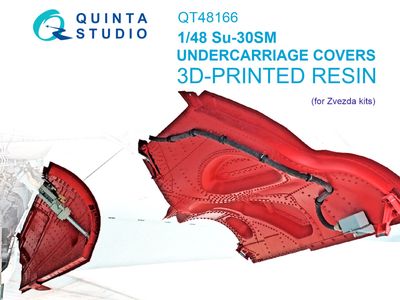 QT48166 - Su-30SM Landing Gear Doors (Zvezda) - 1:48