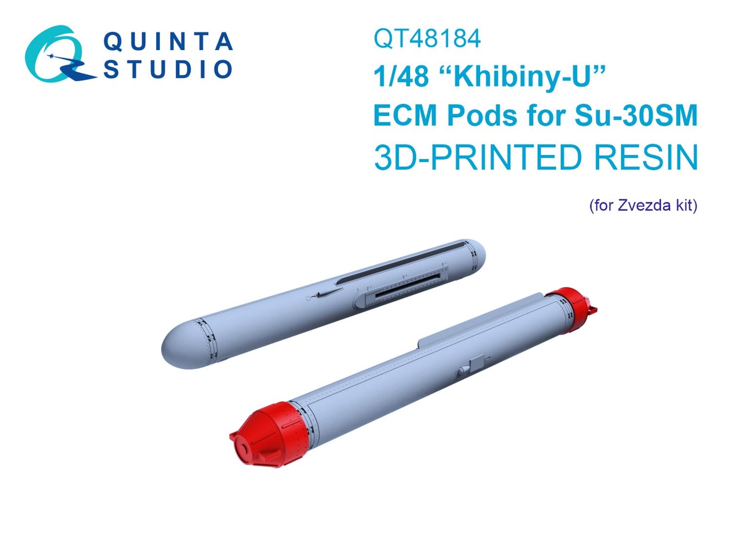 QT48184 - Khibiny-U ECM Pods for Su-30SM (for all kits) - 1:48