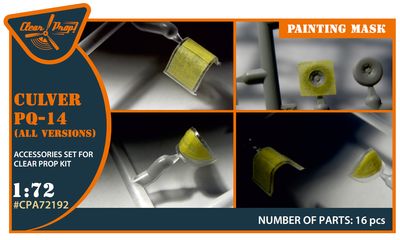 CPA72192 - Culver PQ-14 (all versions) painting mask for CP kit - 1:72