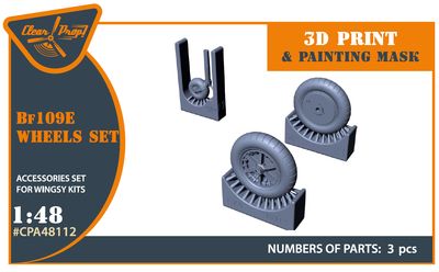 CPA48112 - Bf-109E wheels set for Wingsy Kits - 1:48