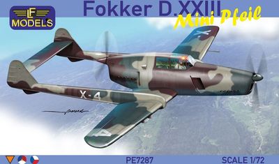 PE7287 - Fokker D.XXIII Mini Pfeil - 1:72