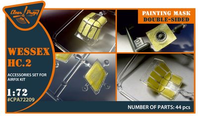 CPA72209 - Wessex HC.2 double-sided painting mask for Airfix kit - 1:72