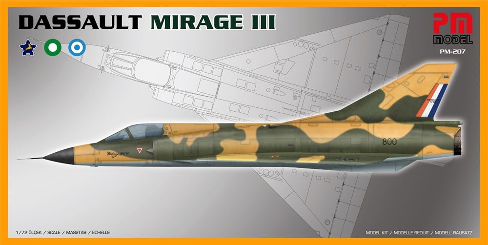 PM-207 - Dassault Mirage III - 1:72