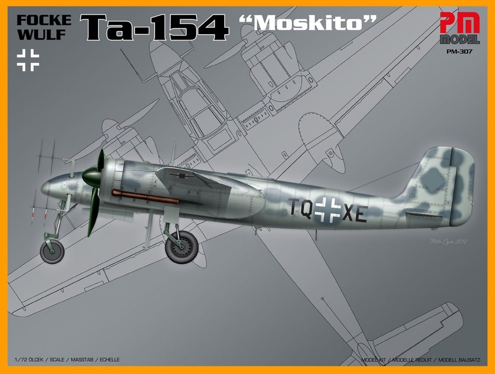 PM-307 - Focke Wulf Ta-154 "Moskito" - 1:72