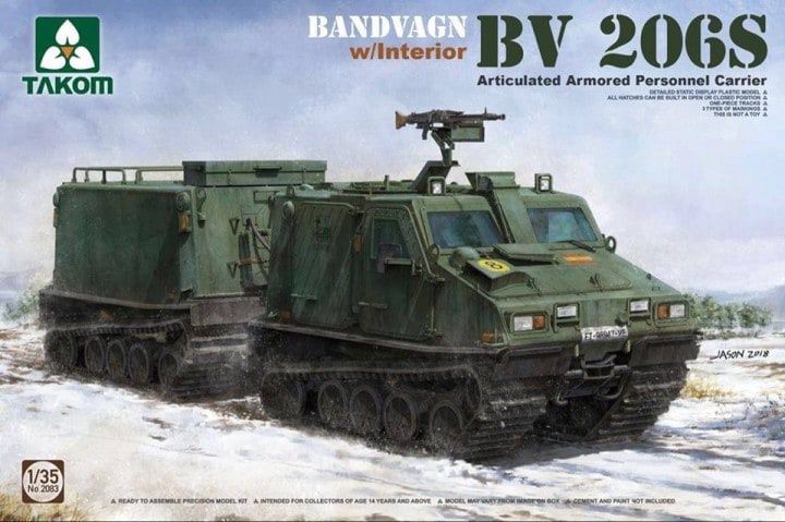 2083 - Bandvagn BV 206S Articulated Armored Personnel Carrier - 1:35